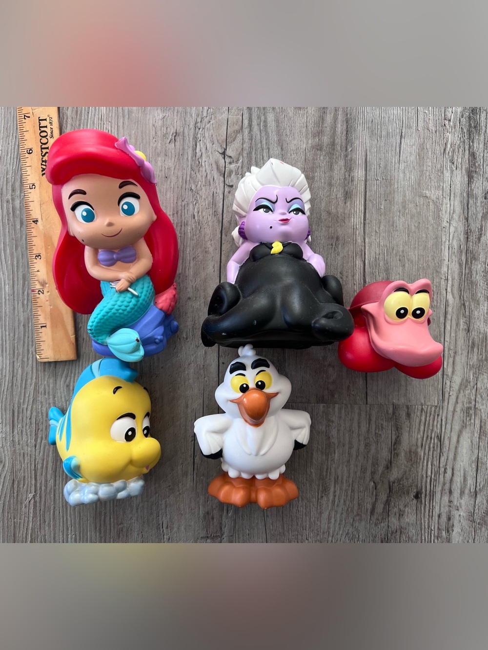 Disney Kids Bath Toy - The Little Mermaid Characters